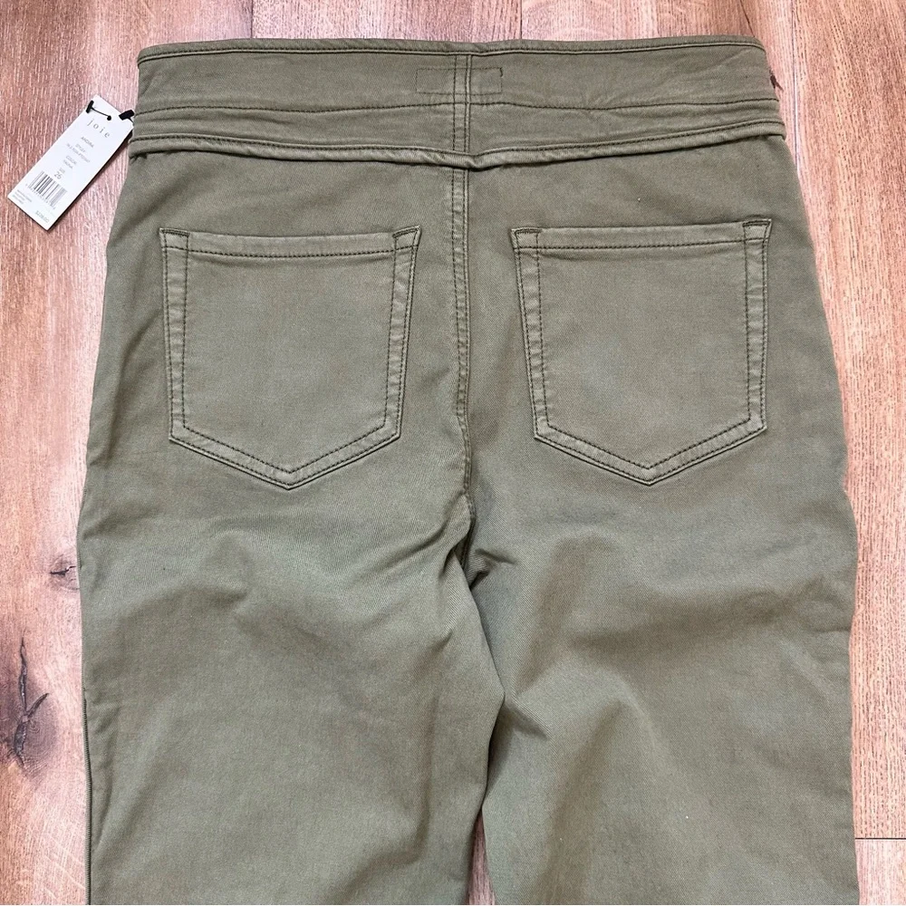 NWT Joie Andira Slim Olive Green Utility Pants Size 26 - Picture 6 of 11
